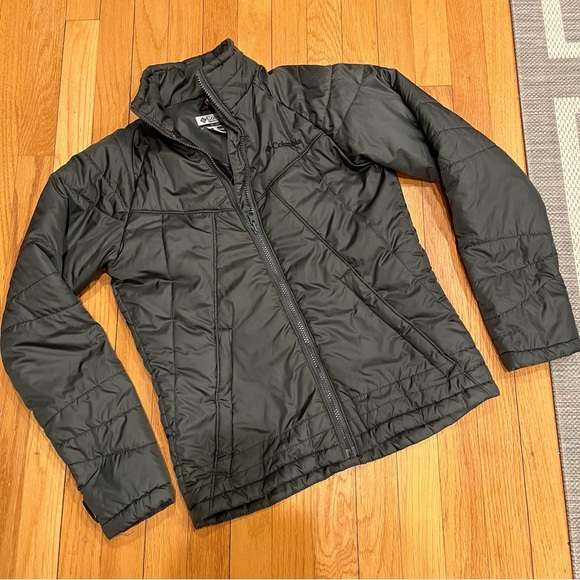 Columbia Women’s Whirlibird Interchange Winter Jacket Cream/Olive Size Small - Picture 6 of 11